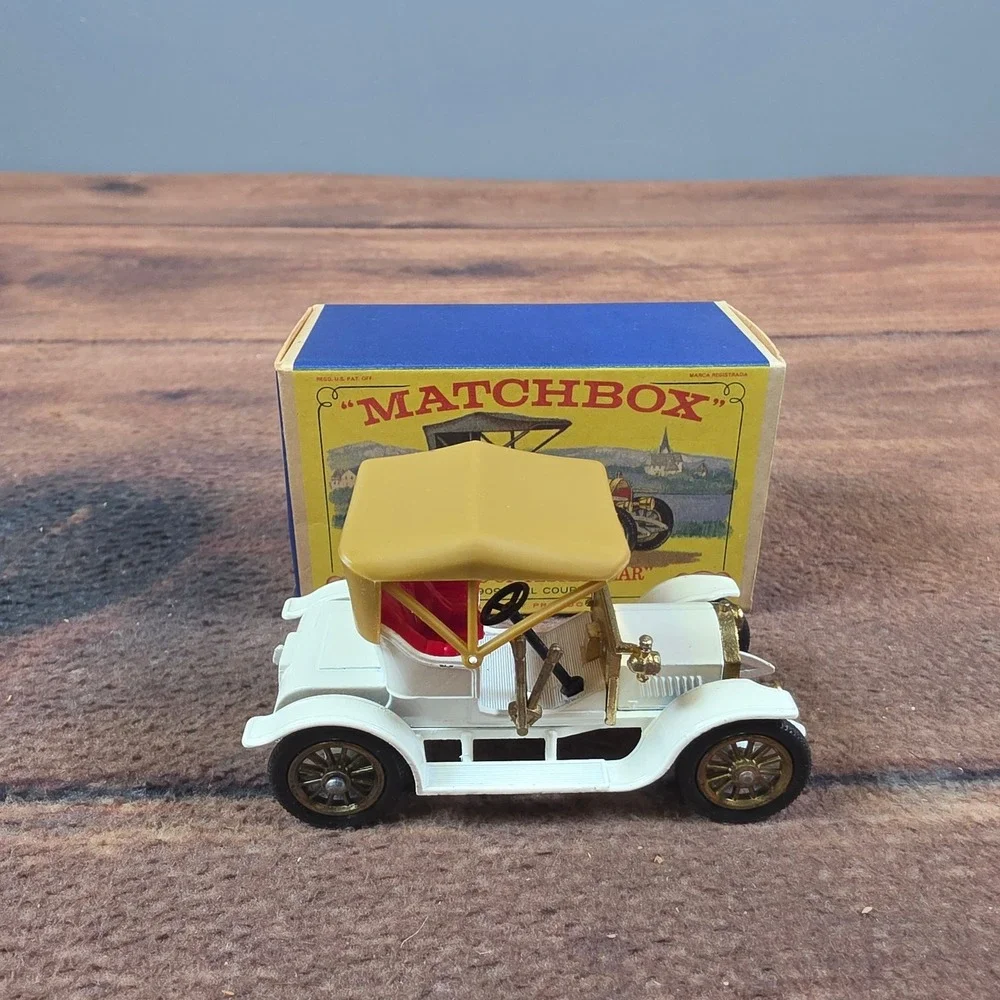 Matchbox 1909 Opel Coupe Models of Yesteryear White Excellent Lesney Y-4 Boxed